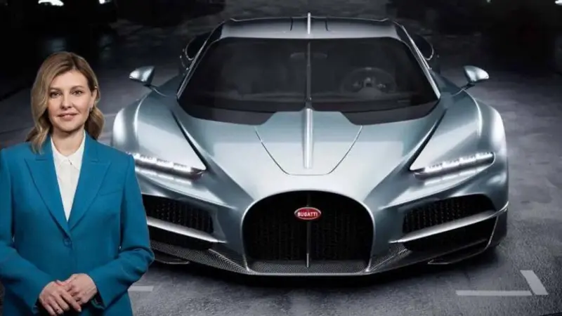 How the Ukrainian first lady’s new Bugatti car caused a stir in the US election